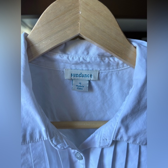 SUNDANCE | cotton button up | size small - Picture 3 of 4